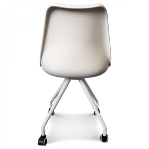 White scandinavian design office chair